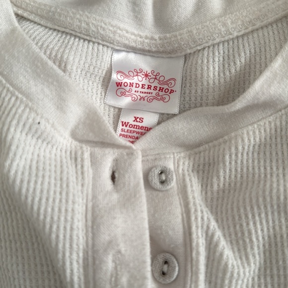 Wonderland by Target Waffle PJ set. Top & bottoms. Color- striped size- XS - Picture 5 of 10